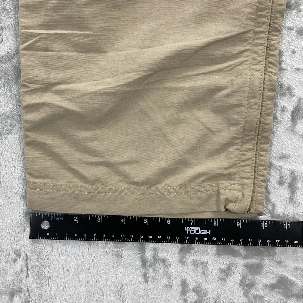 The North Face Paramount Peak Convertible Cargo Pants Mens XL Dune Beige Hiking